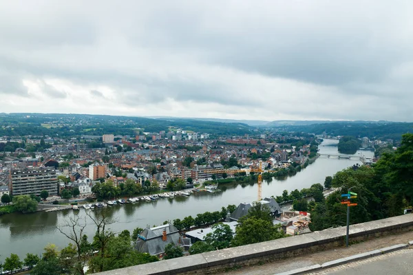 Namur Bélgica Julio 2021 Vista Panorámica Ciudad Namur Valonia Bélgica —  Fotos de Stock