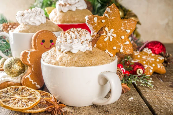 Weihnachten Traditionelle Lebkuchen Becher Einfache Und Schnelle Rezeptidee Für Das — Stockfoto