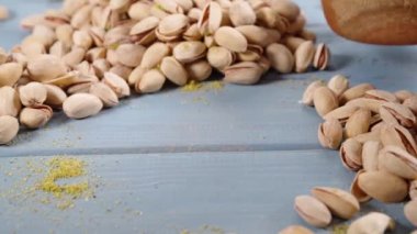 Alternatif keto diyet glüten tahılsız un. Paleo ve ketojenik diyet pişirme konsepti. Fıstıklı un.