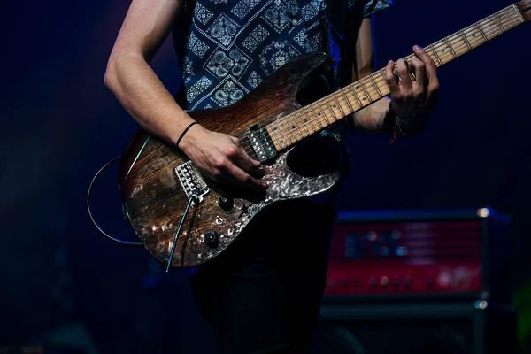 Guitarist Performing Live Concert — Stock Photo, Image