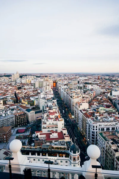 Vista Panorâmica Cidade Madrid Espanha — Fotografia de Stock
