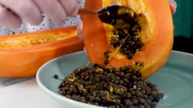 Taze kokulu papaya posası.