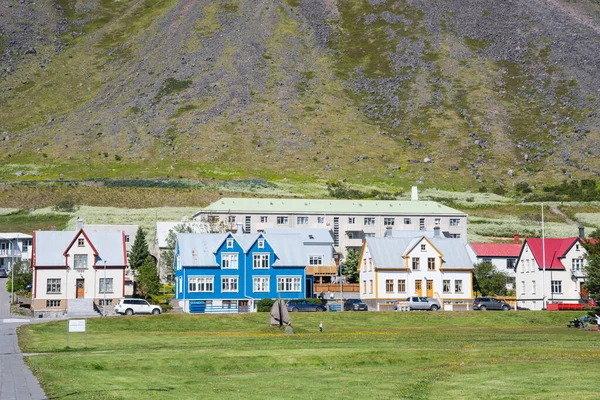 Staden Isafjordur Västra Fjordarna Island — Stockfoto