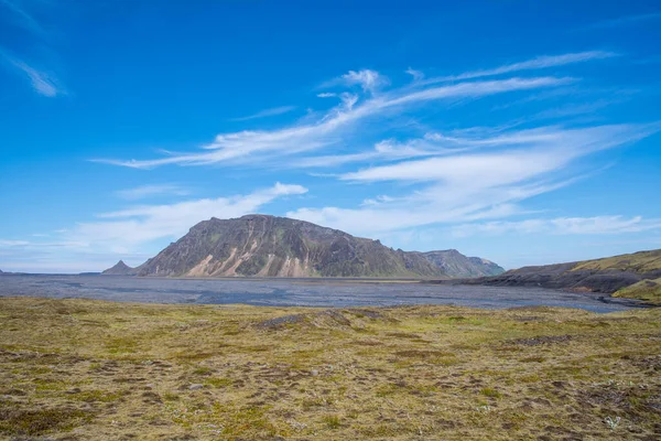Горный Хурсей Мирдалсандуре Юге Исландии — стоковое фото