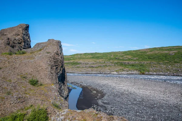Río Jokulsa Cañón Jokulsargljufur Parque Nacional Vatnajokull Norte Iceland — Foto de Stock