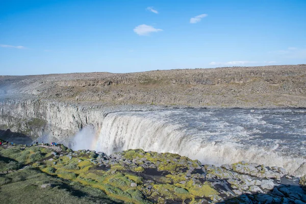 Водоспад Деттіфосс Річці Йокульса Йокулсарглюфурі Північна Ісландія — стокове фото