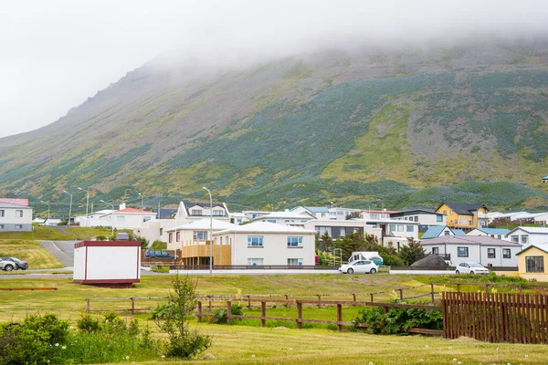 Kilátás Város Bolungarvik Nyugati Izland Fjordok — Stock Fotó