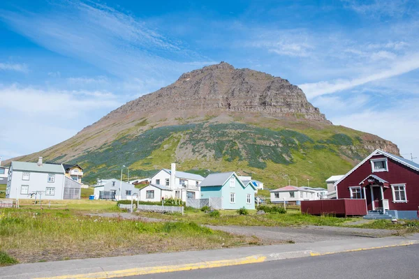 Vue Sur Ville Bolungarvik Dans Les Fjords Occidentaux Islande — Photo