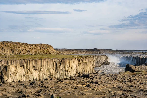 Waterfall Selfoss Jokulsa River Jokulsargljufur North Iceland — Stock Photo, Image