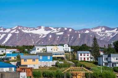 Kuzey İzlanda 'daki Hrisey köyünde yaz günü