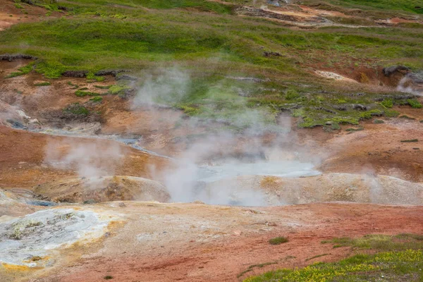 Área Geotérmica Areykir Norte Islândia — Fotografia de Stock