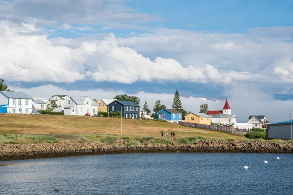 Summer Day Village Hrisey North Iceland — Stock Photo, Image