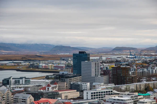 View City Reykjavik Capital Iceland — Foto Stock