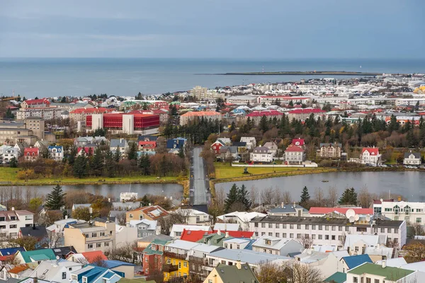 View City Reykjavik Capital Iceland — 스톡 사진