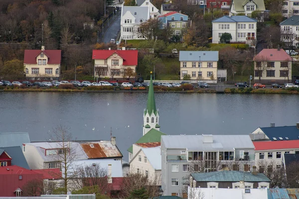 View City Reykjavik Capital Iceland — Fotografia de Stock