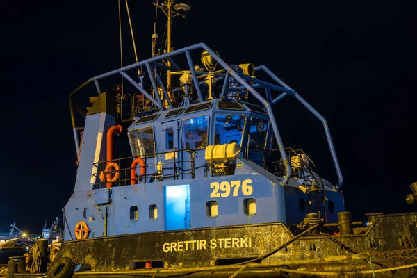 Reykjavik Iceland October 2021 Tugboat Grettir Sterki Port — Stockfoto