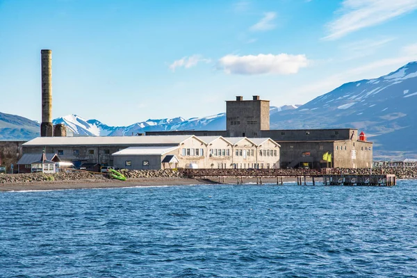 Old Herring Factory Village Hjalteyri North Iceland — Fotografia de Stock