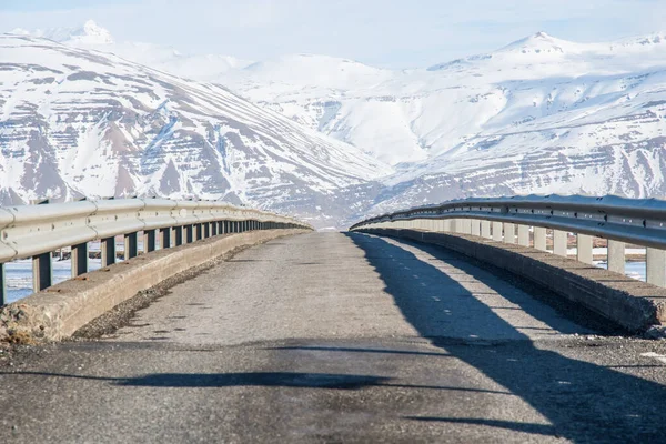 Hornafjardarfljot Nehri Nin Karşısındaki Güney Zlanda Hornafjordur Köprüsü — Stok fotoğraf