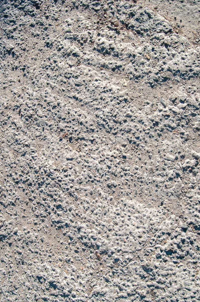 Fragment Hardened Uneven Concrete Screed Outdoors — Foto de Stock