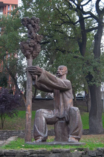 Dnipro Ukraine October 2022 Monument Cossack Lazar Globa — Stock Photo, Image