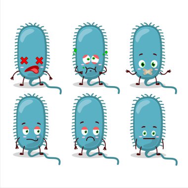 Minacovirus çizgi filmi karakteri, ifadesiz. Vektör illüstrasyonu