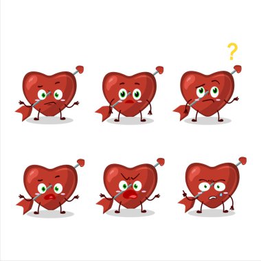 Aşk okunun çizgi film karakteri hangi ifadeyle. Vektör illüstrasyonu