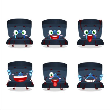 Gülen yüzüklü donanma yüzüğünün çizgi film karakteri. Vektör illüstrasyonu