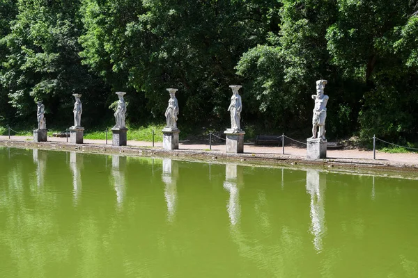 Villa Adriana (Tivoli, Italy) - Caryatid at the side of pool named Canopus (without sky)