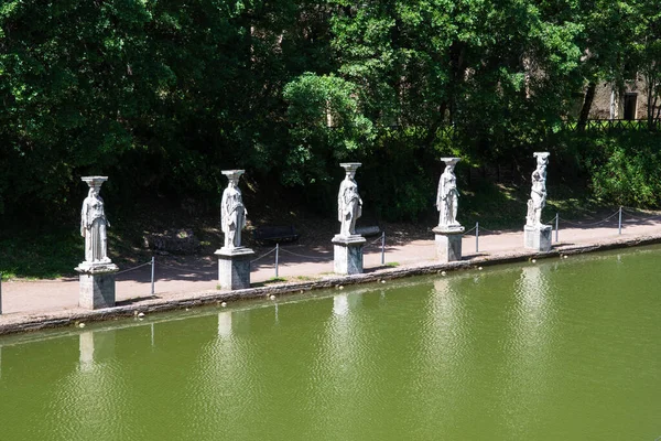 Villa Adriana (Tivoli, Italy) - Caryatid at the side of pool named Canopus (without sky)
