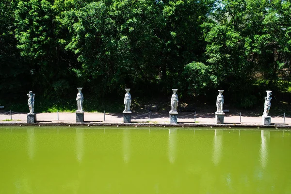 Villa Adriana (Tivoli, Italy) - Caryatid at the side of pool named Canopus (without sky)