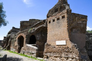 Villa Adriana (Tivoli, İtalya) - Biblioteche (Kütüphane))
