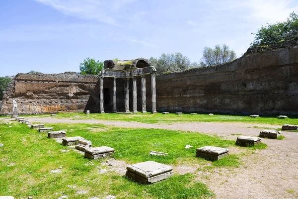 Villa Adriana Tivoli Talya Mparatorluk Sarayı — Stok fotoğraf