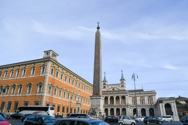 Ókori Romok Rómában Olaszország Obelisco Lateranense Lateran Obelisk Obelisk Szent — Stock Fotó