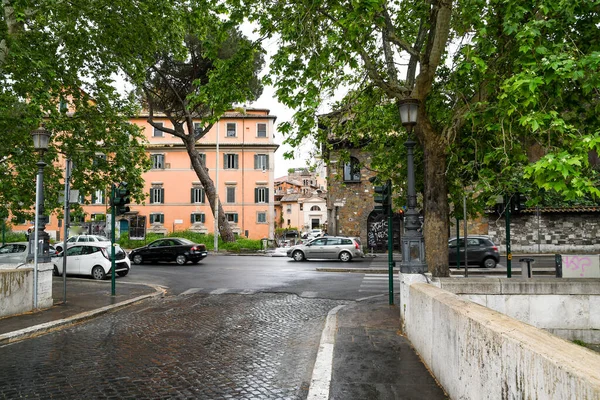 Ponte Fabricio Pons Fabricius Tevere Rome Italy — Stockfoto