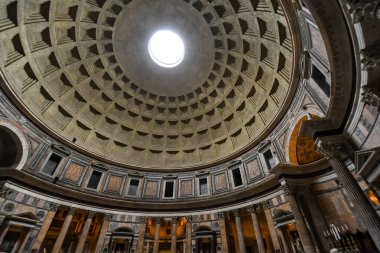 Roma 'daki antik kalıntılar (İtalya) - Pantheon' un İçi