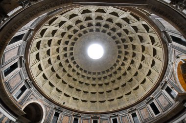 Roma 'daki antik kalıntılar (İtalya) - Pantheon' un İçi