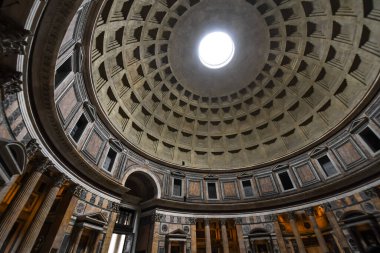 Roma 'daki antik kalıntılar (İtalya) - Pantheon' un İçi