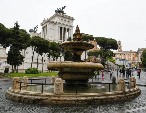 Fontana Piazza Dell Aracoeli Fountain Piazza Aracoeli Rome Italy — Stock Fotó