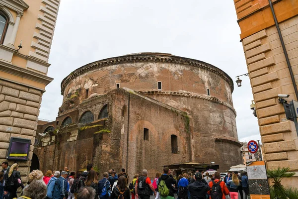 Ősi Romok Rómában Olaszország Pantheon Kupoláján Kívül — Stock Fotó