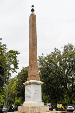Roma 'daki Antik kalıntılar (İtalya) - Pincian Tepesi' ndeki Obelisk