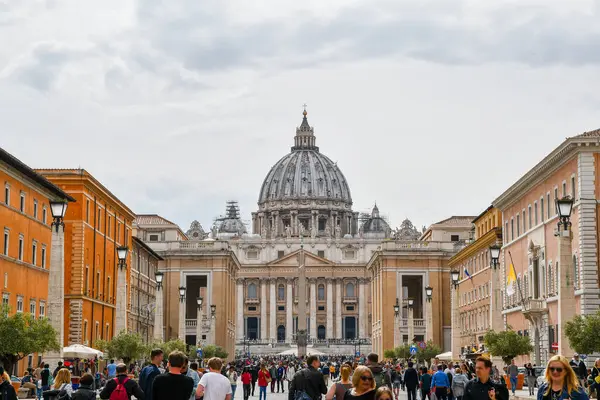 Peter Basilica Cityscape Vatican Rome Italy — Photo