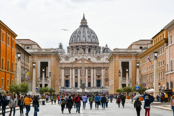 Peter Basilica Cityscape Vatican Rome Italy — Photo
