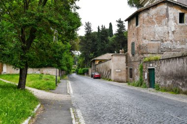 Via Appia (Appian Yolu), Roma, İtalya - Antik Roma 'nın en eski ve en önemli yolu