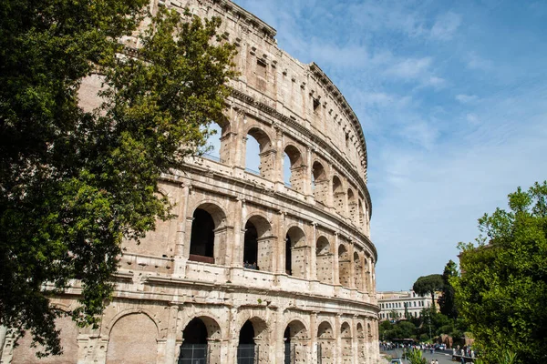 Oude Ruïnes Rome Italië Colosseum — Stockfoto