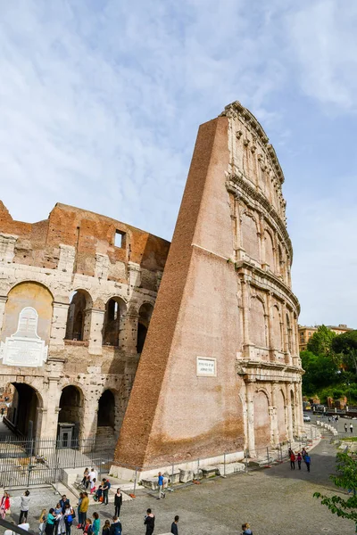 Ancient Ruins Rome Italy Other Side Colosseum — Stock fotografie