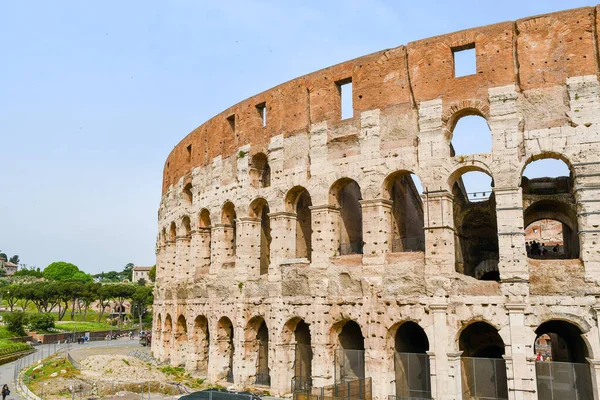 Ancient Ruins Rome Italy Other Side Colosseum — ストック写真