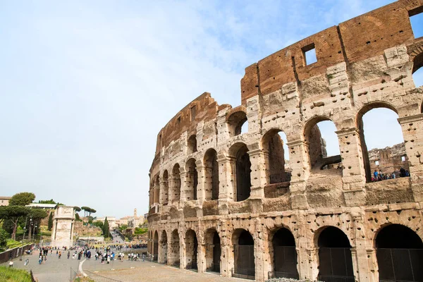 Ancient Ruins Rome Italy Colosseum Arch Constantine — ストック写真