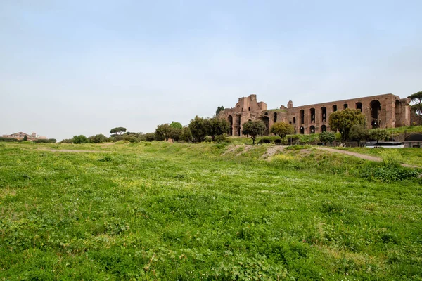 Ancient ruins in Rome (Italy) - Circo Massimo (Circus Maximus)