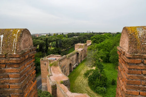 Ancient Ruins Rome Italy Aurelian Walls Museo Delle Mura Museum — Stok fotoğraf