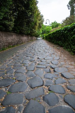 Via Appia (Appian Yolu), Roma, İtalya - Antik Roma 'nın en eski ve en önemli yolu